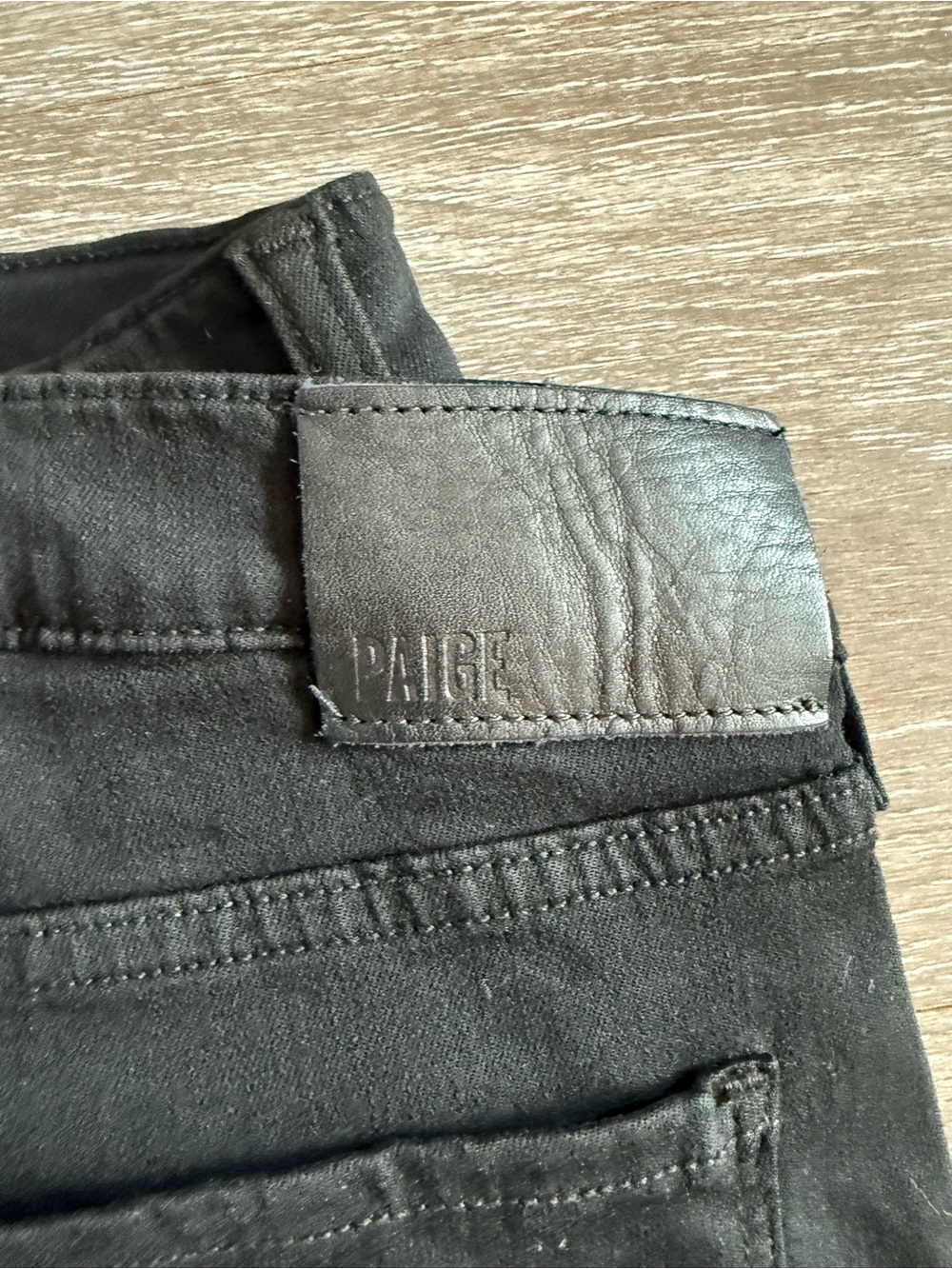 PAIGE Men's Slim Black Jeans - Clean Minimal Design - Picture 4 of 4